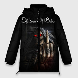Куртка зимняя женская Children of Bodom 9, цвет: 3D-черный