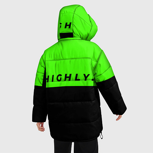 Женская зимняя куртка HIGHLY toxic 0 2 / 3D-Черный – фото 4