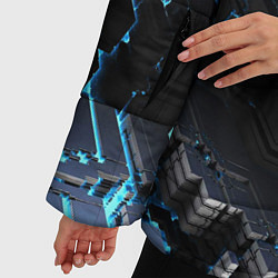 Куртка зимняя женская DIGITAL ABSTRACT, цвет: 3D-черный — фото 2