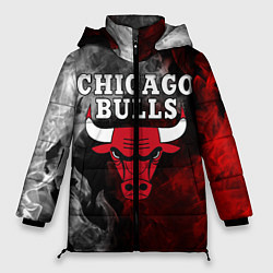 Куртка зимняя женская CHICAGO BULLS, цвет: 3D-черный