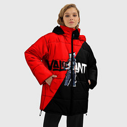Куртка зимняя женская Valorant Jett, цвет: 3D-черный — фото 2