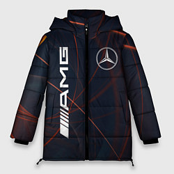 Куртка зимняя женская MERCEDES-BENZ AMG, цвет: 3D-светло-серый