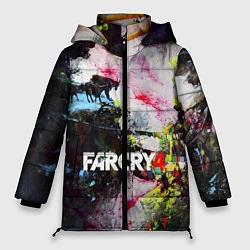 Куртка зимняя женская FARCRY4, цвет: 3D-черный