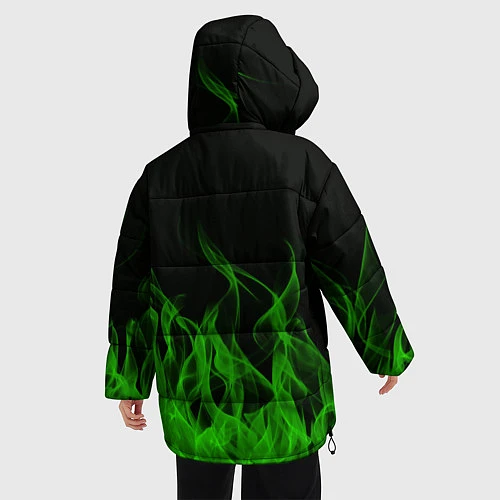 Женская зимняя куртка MONSTER ENERGY / 3D-Черный – фото 4