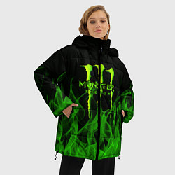 Куртка зимняя женская MONSTER ENERGY, цвет: 3D-черный — фото 2