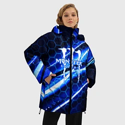 Куртка зимняя женская MONSTER ENERGY, цвет: 3D-светло-серый — фото 2
