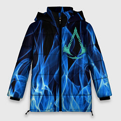Куртка зимняя женская ASSASSINS CREED VALHALLA, цвет: 3D-черный