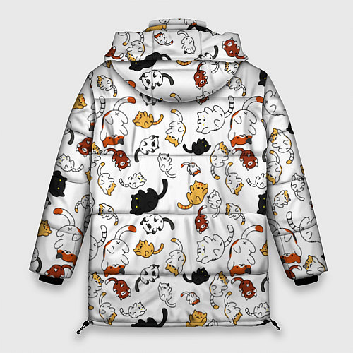 Женская зимняя куртка Котэ Котята / 3D-Светло-серый – фото 2