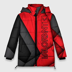 Куртка зимняя женская Valorant, цвет: 3D-красный