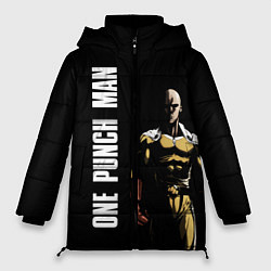 Куртка зимняя женская One Punch Man, цвет: 3D-черный