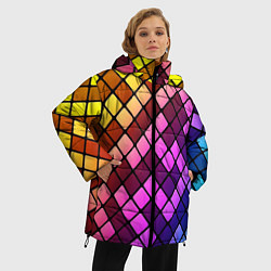 Куртка зимняя женская МОЗАИКА, цвет: 3D-черный — фото 2