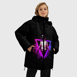 Куртка зимняя женская Pubg, цвет: 3D-черный — фото 2