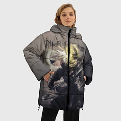Куртка зимняя женская Nier Automata, цвет: 3D-черный — фото 2