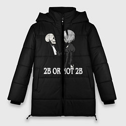 Куртка зимняя женская 2B, цвет: 3D-светло-серый