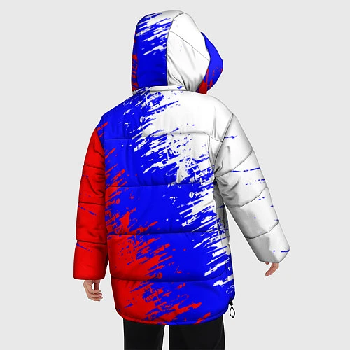 Женская зимняя куртка Россия / 3D-Черный – фото 4