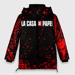 Женская зимняя куртка La Casa de Papel спина Z
