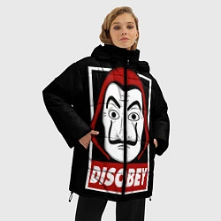 Куртка зимняя женская Disobey, цвет: 3D-красный — фото 2