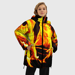 Куртка зимняя женская В ОГНЕ, цвет: 3D-черный — фото 2