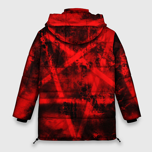 Женская зимняя куртка Doom Eternal / 3D-Красный – фото 2