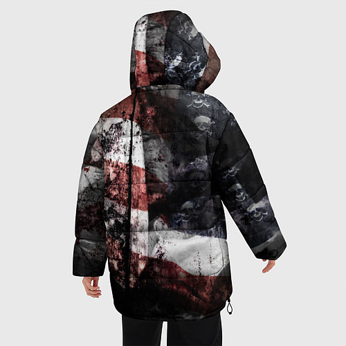 Женская зимняя куртка США / 3D-Черный – фото 4