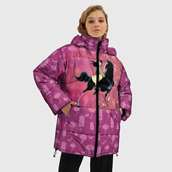 Куртка зимняя женская Мулан, цвет: 3D-черный — фото 2