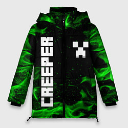 Женская зимняя куртка MINECRAFT CREEPER