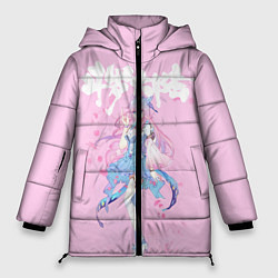 Куртка зимняя женская Douluo Dalu, цвет: 3D-черный