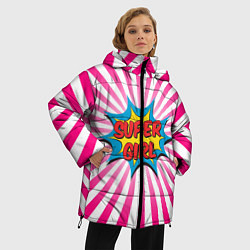 Куртка зимняя женская Super Girl, цвет: 3D-красный — фото 2