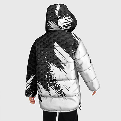 Женская зимняя куртка HONDA / 3D-Черный – фото 4