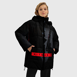 Куртка зимняя женская HITMAN 3, цвет: 3D-красный — фото 2