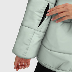 Куртка зимняя женская Котенок покемон пикачу арт, цвет: 3D-черный — фото 2