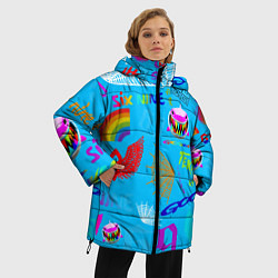 Куртка зимняя женская 6IX9INE, цвет: 3D-черный — фото 2