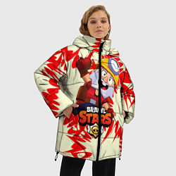 Куртка зимняя женская Brawl Stars Dynamike, цвет: 3D-черный — фото 2