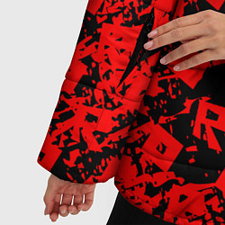 Куртка зимняя женская ROBLOX: PIGGI, цвет: 3D-красный — фото 2