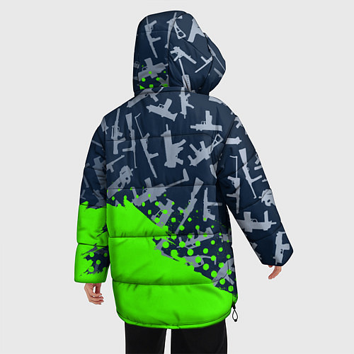 Женская зимняя куртка CS GO КС ГО / 3D-Черный – фото 4