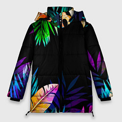 Женская зимняя куртка Тропическая Ночь