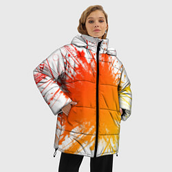 Куртка зимняя женская Клякса, цвет: 3D-черный — фото 2