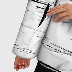 Куртка зимняя женская РЕЗКИЕ ШТРИХИ, цвет: 3D-черный — фото 2