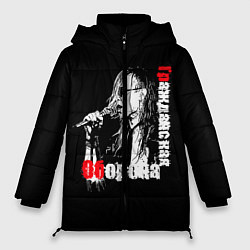 Куртка зимняя женская Гражданская оборона Анархия, цвет: 3D-черный