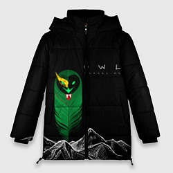Куртка зимняя женская Owl blacklist, цвет: 3D-черный