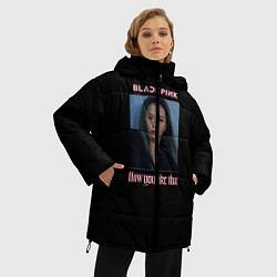 Куртка зимняя женская BLACKPINK - Jisoo, цвет: 3D-черный — фото 2