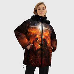 Куртка зимняя женская ЛЕВ, цвет: 3D-черный — фото 2