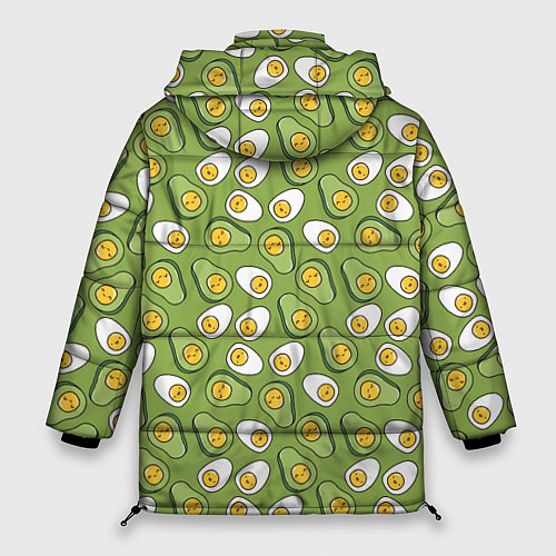 Женская зимняя куртка Avocado and Eggs / 3D-Красный – фото 2