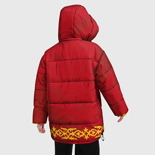Женская зимняя куртка Киргизия / 3D-Черный – фото 4