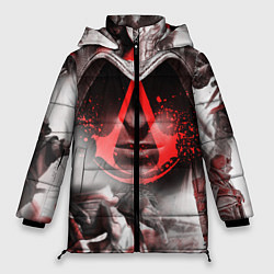 Куртка зимняя женская ASSASSINS CREED, цвет: 3D-красный