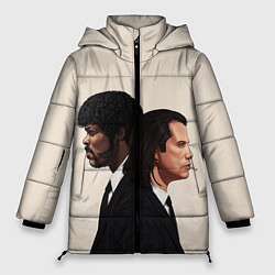 Куртка зимняя женская Криминальное чтиво, цвет: 3D-черный