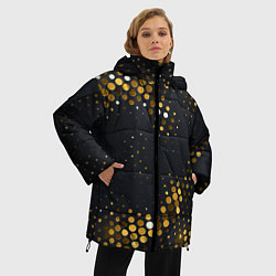 Куртка зимняя женская Black gold, цвет: 3D-черный — фото 2