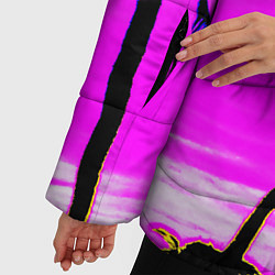 Куртка зимняя женская НЕОНОВЫЙ ЗАКАТ, цвет: 3D-черный — фото 2