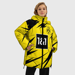 Куртка зимняя женская HAALAND Borussia Dortmund, цвет: 3D-черный — фото 2
