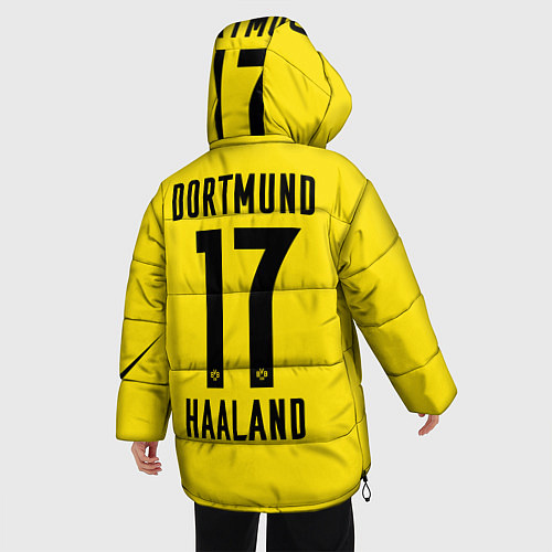 Женская зимняя куртка HAALAND Borussia Dortmund / 3D-Светло-серый – фото 4